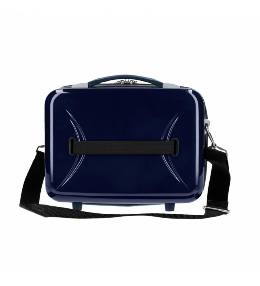 Bolsa Joumma Neceser ABS Minnie Sunny Day Flores Azul - 29x21x15cm -