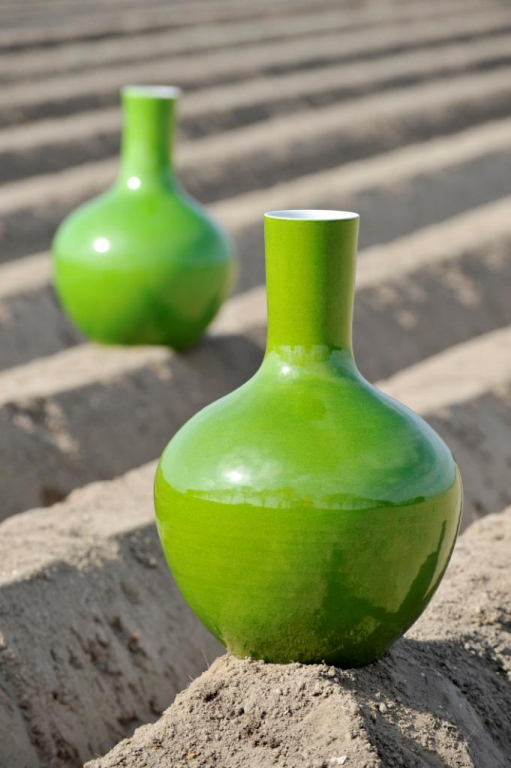 POLSPOTTEN Ball Body vaas rood