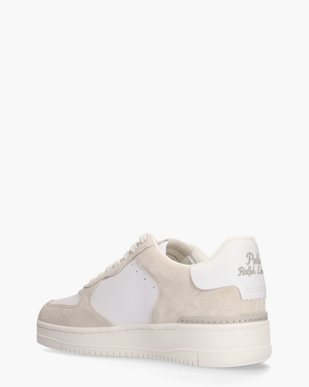 Polo Ralph Lauren Masters Court Wit/Grijs Herensneakers