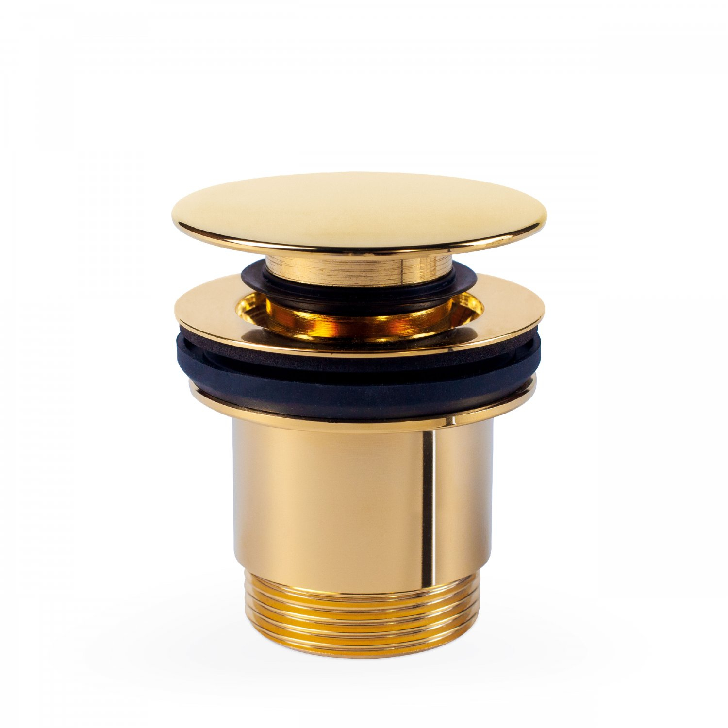 Tres Valvulva clickwaste afvoerplug goud