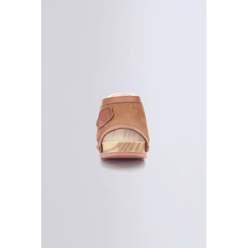 KICK WOODSTOK CAMEL MULES Cuir Femme