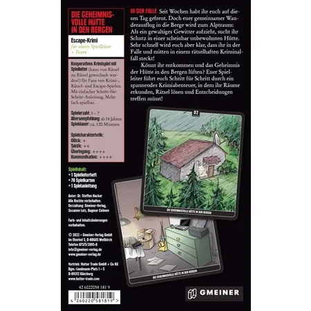 Hutter Trade Gmeiner Verlag Die geheimnisvolle Hütte in den Bergen