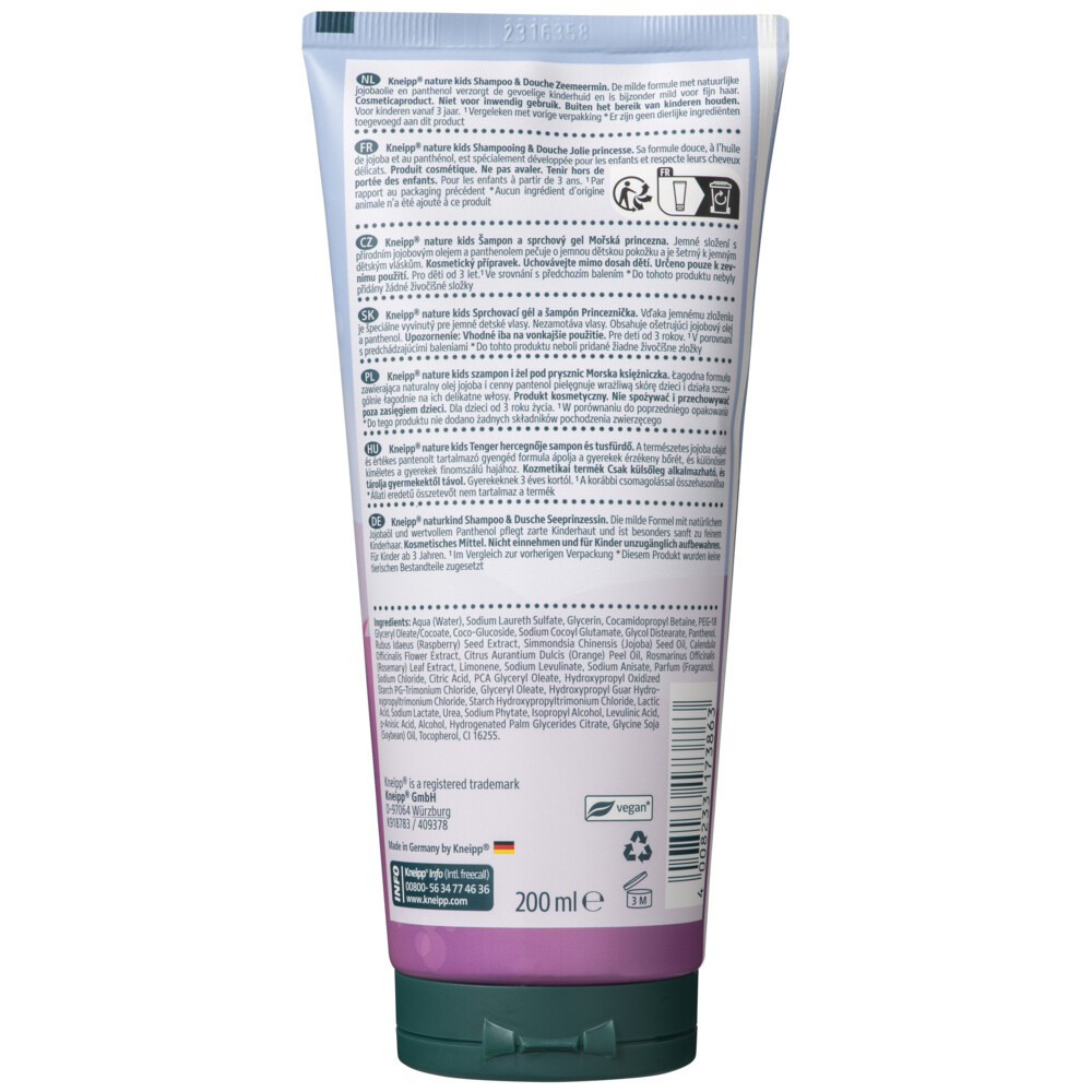 Kneipp Shampoo & Douche Prinsessen200 ml