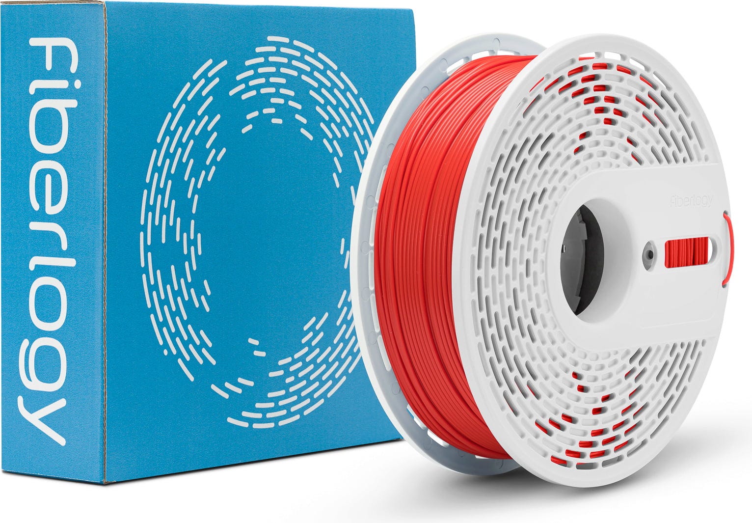Fiberlogy  Easy PLA Red Orange, 1,75 mm / 850 g    Leicht druckbares Filament mit geringen Fertigungstoleranzen