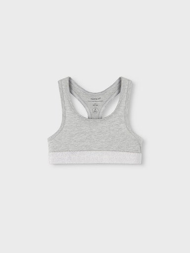 Name It Bustier »NKFSHORT – Bralette im 2er-Set mit Ringerrücken«, 2 Stk. unifarben, casual, körpernah, Baumwolle