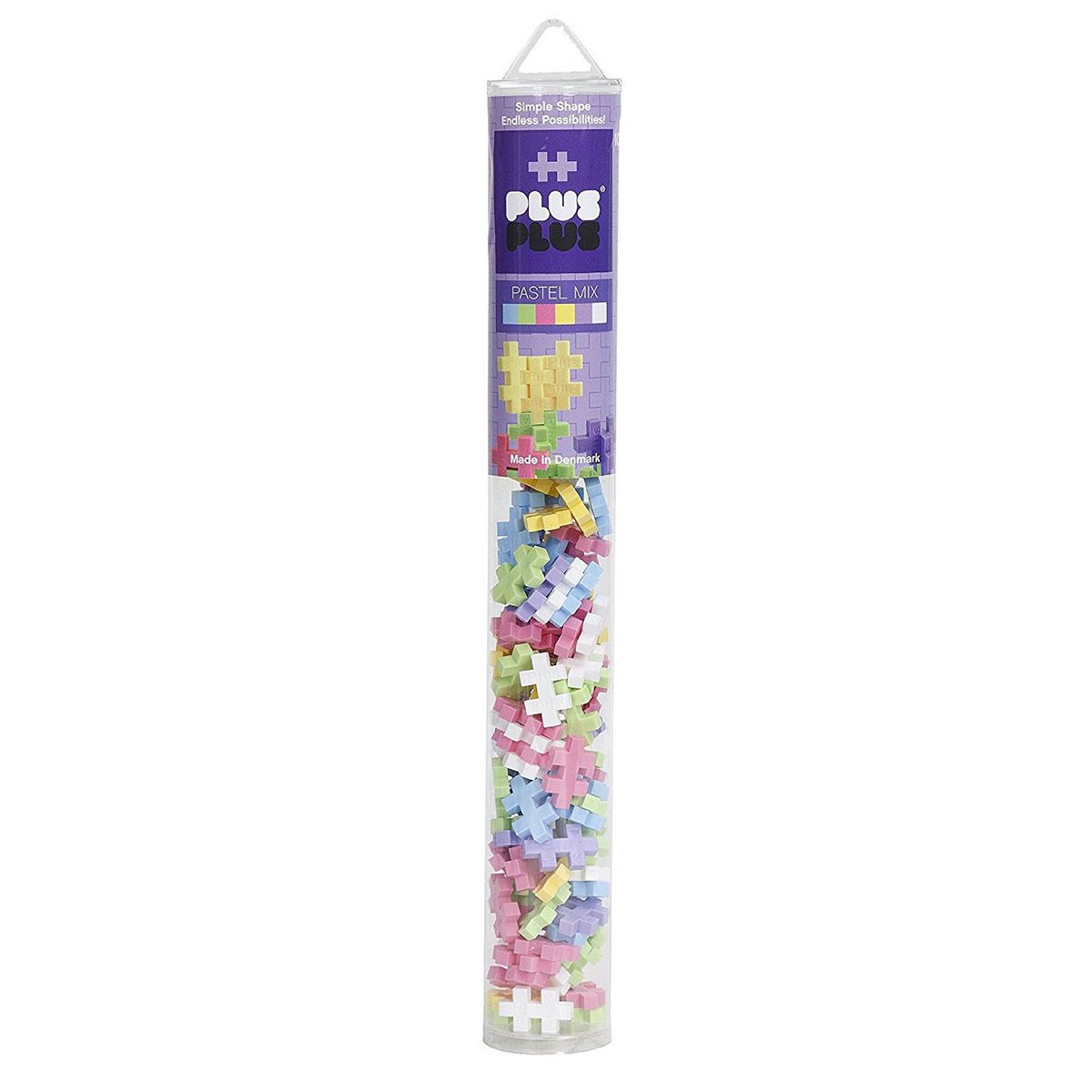 Tube Mini 100 Pièces Pastel Mix Plus Plus