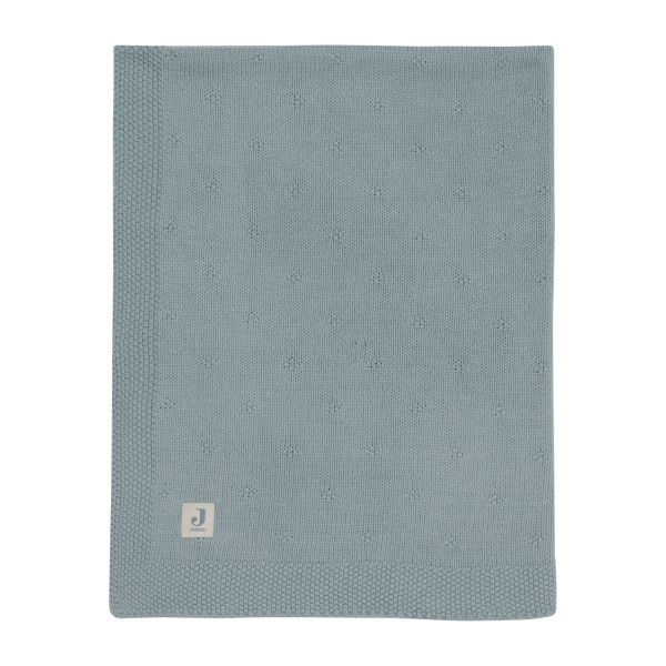 Jollein Wiegdeken Cosy Knit Sea Green 75 x 100 cm