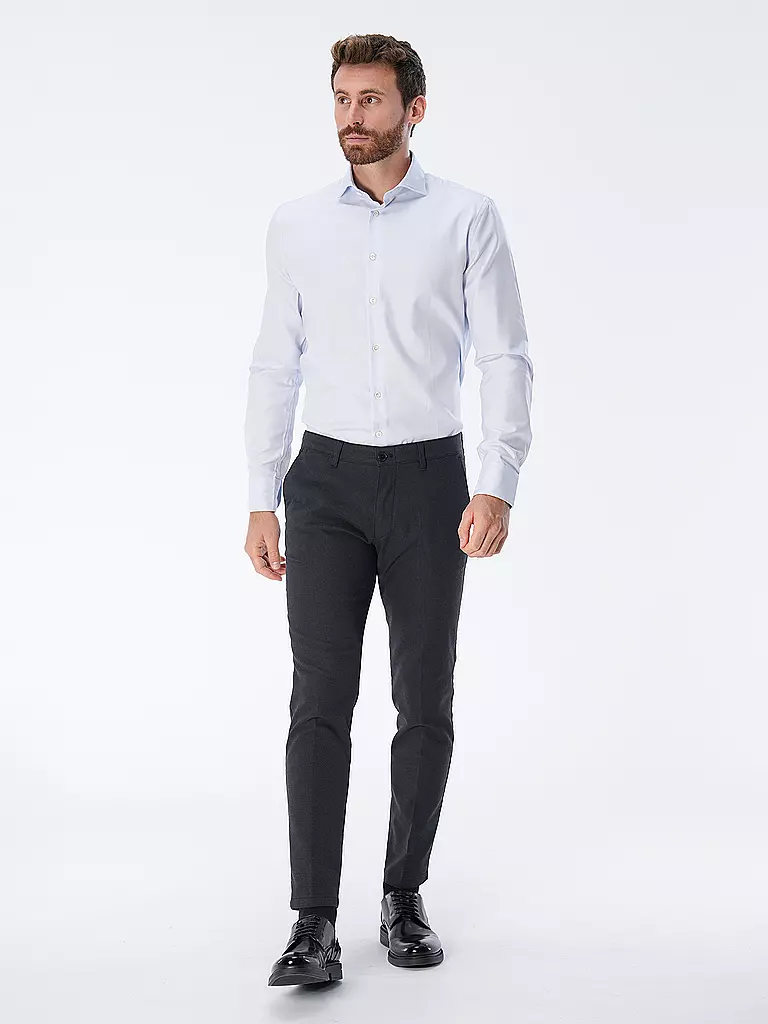 EDWARD COPPER Hemd Tailored Fit hellblau