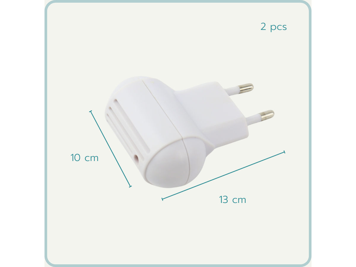 Nordix Zino anti muggenstekker - Set van 2