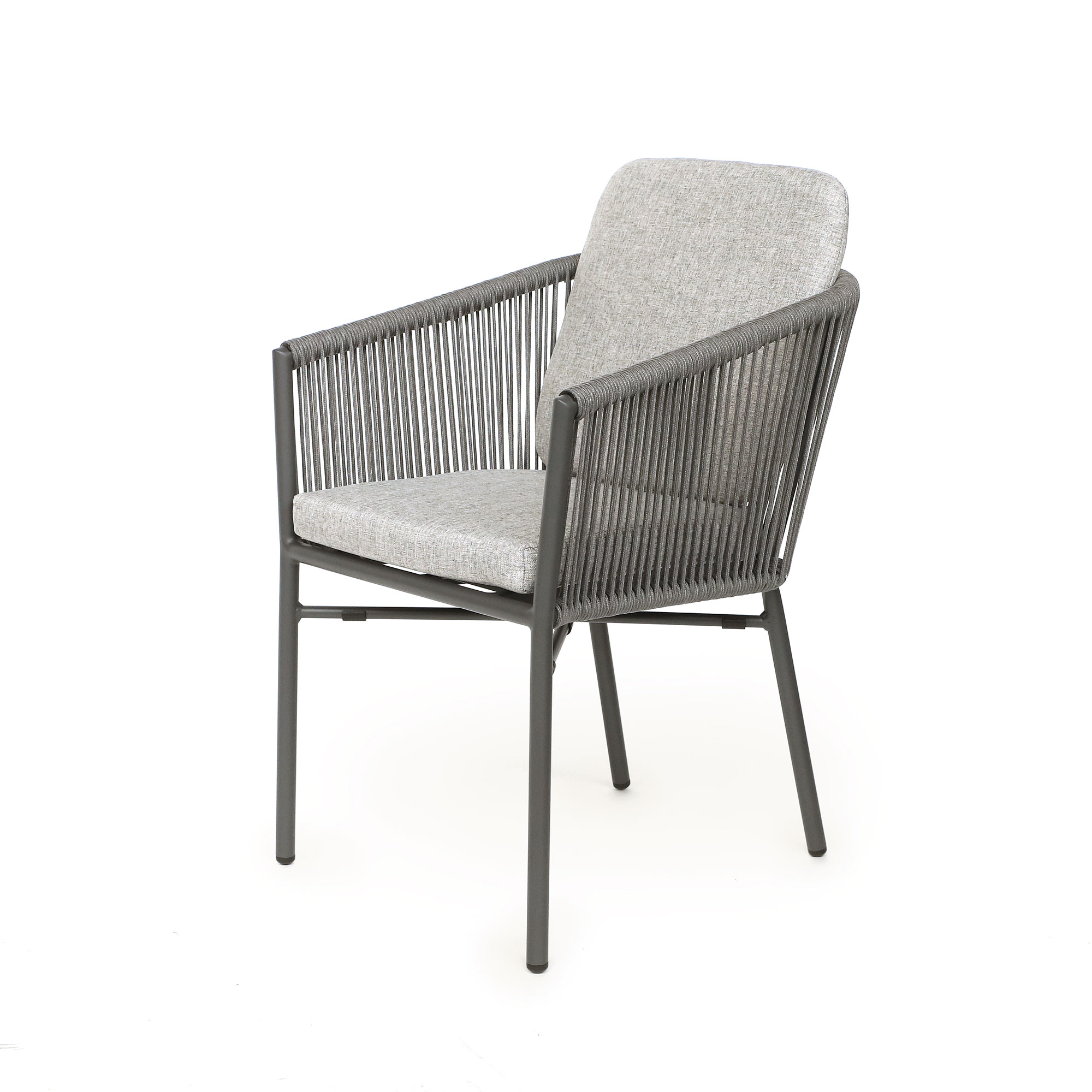 Armsessel 'Fendt' aus Aluminium, anthrazit, grau, B 56 cm, L 61 cm, H 76 cm günstig bestellen