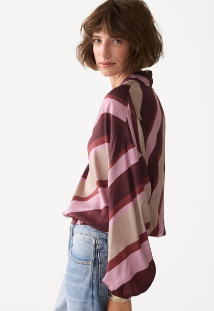Summum Stripe Ecovero Top