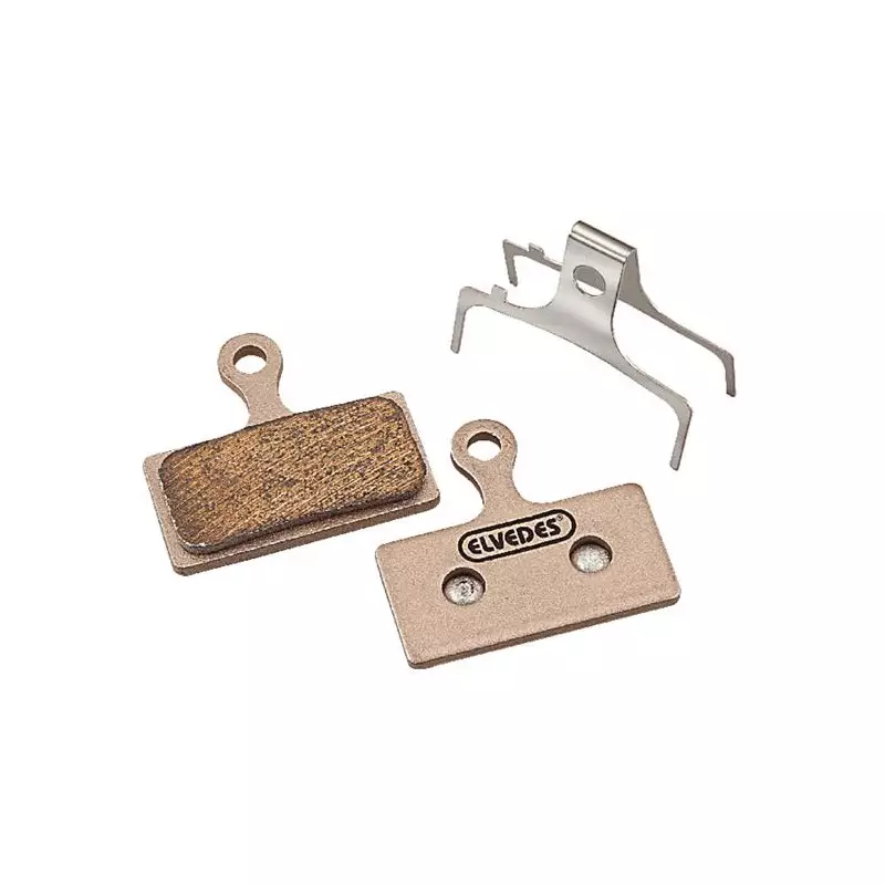 ELVEDES Paire de plaquettes de frein metalique pour Shimano BR-M666, -M785, -M985, -M988