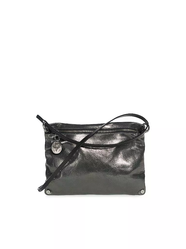 INA KENT Ledertasche - Umhängetasche MOONLIT Ed. 1 grau