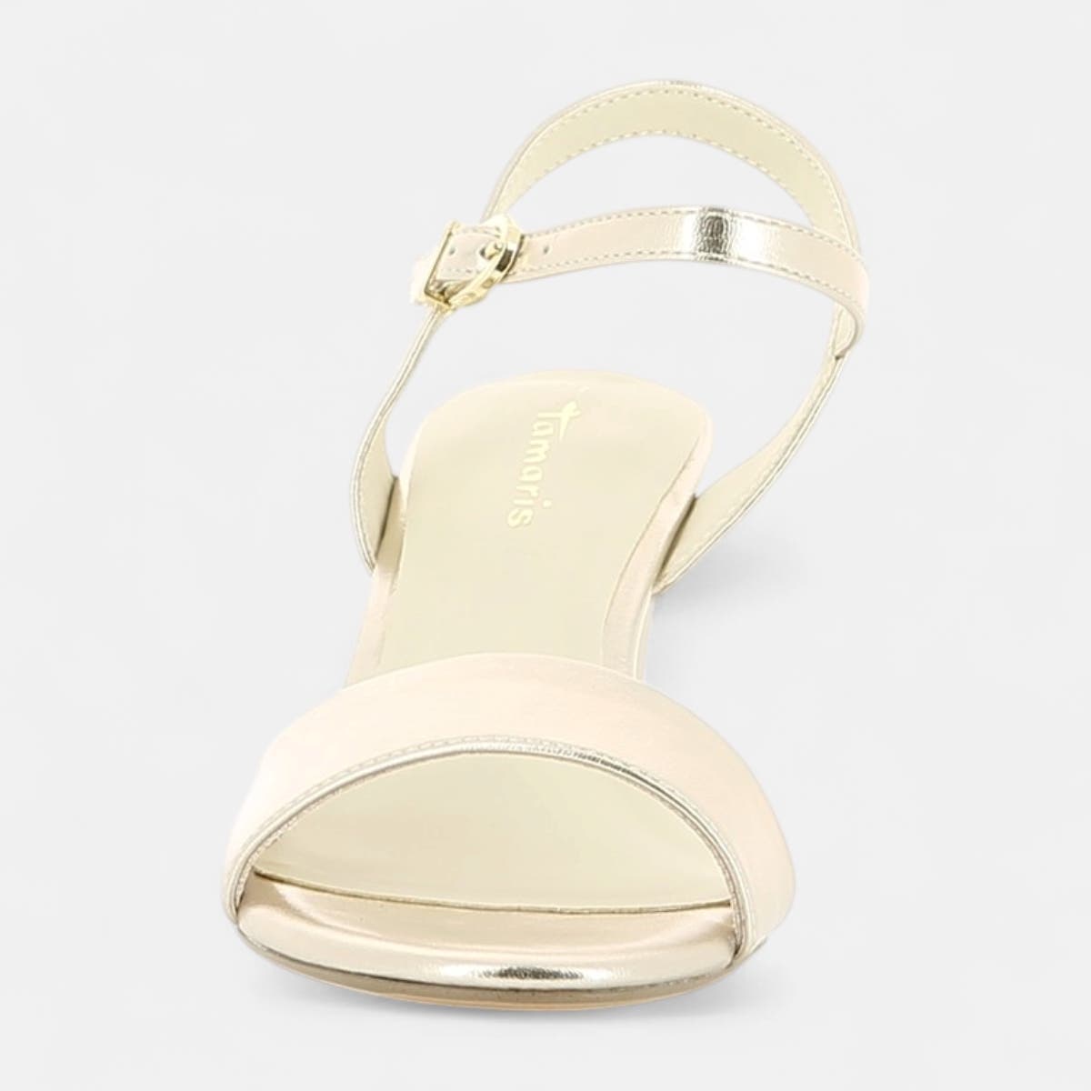 Nu-pieds à talon Femme or