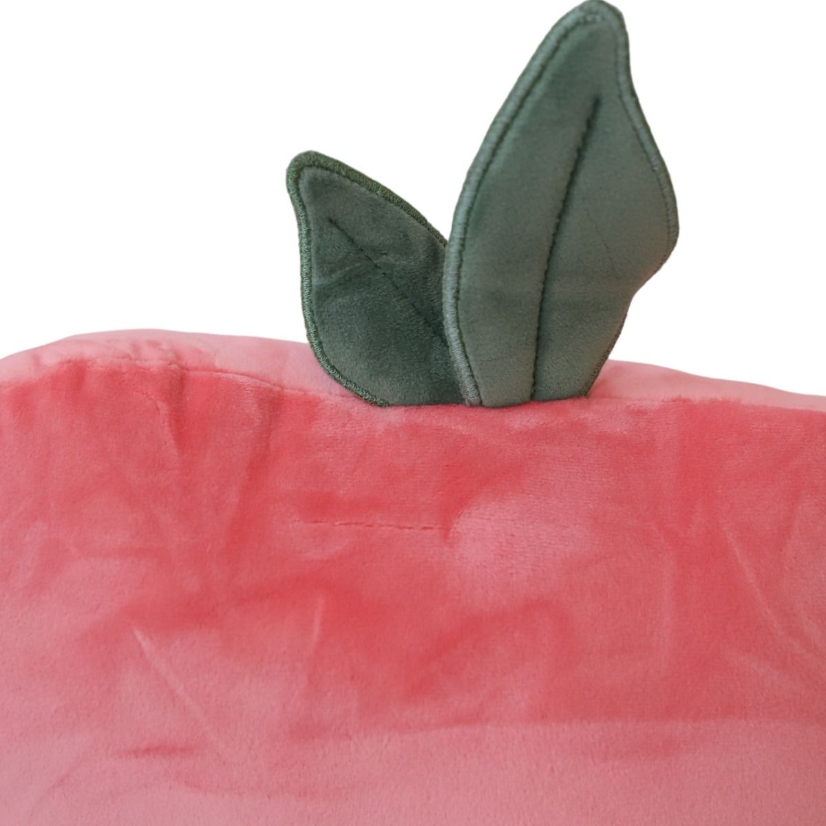 Coussin velours pomme rose - Dans mon jardin Jolie saison