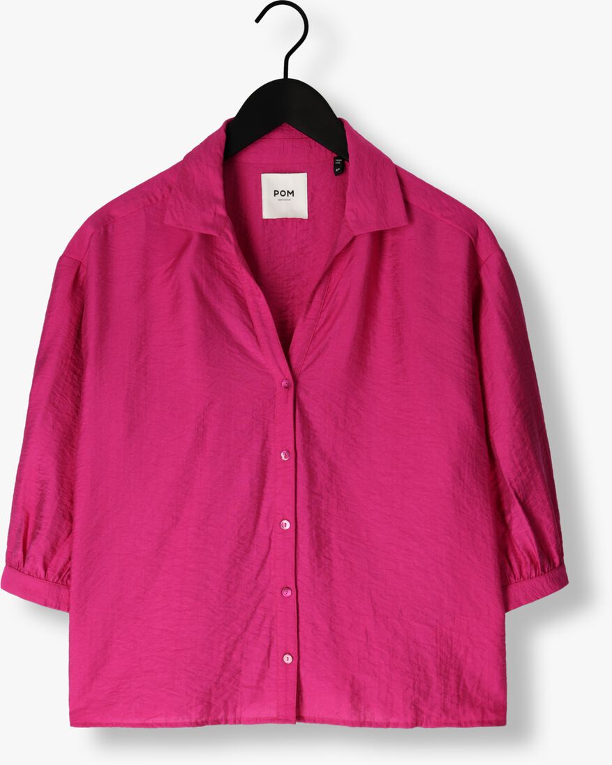 POM AMSTERDAM roze pom amsterdam blouse violet fuchsia blouse