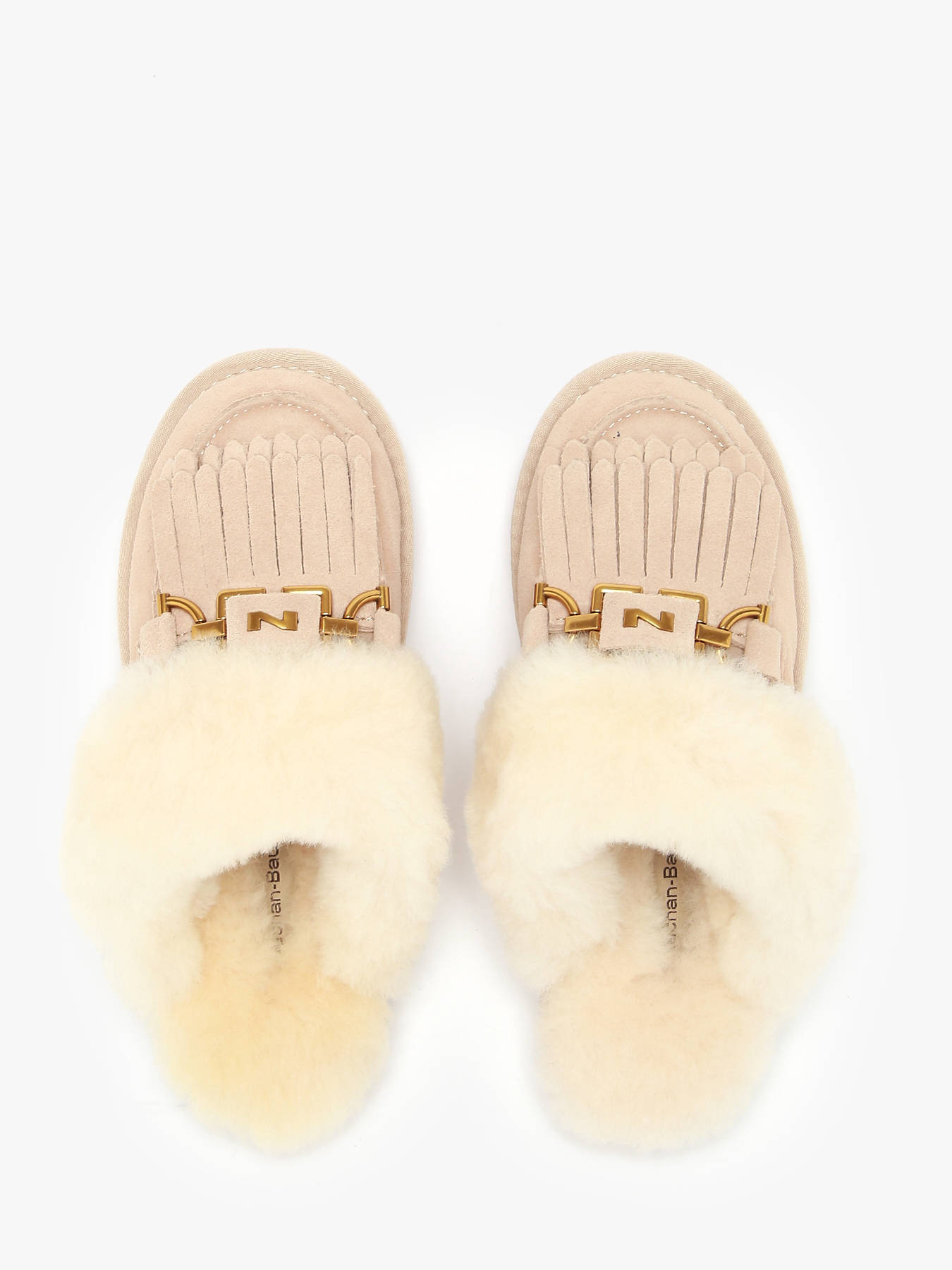 Chaussons en cuir NATHAN BAUME