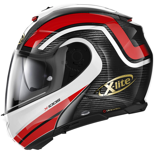 X-lite - Casque X-1005 Ultra Carbon 50th Anniversary N-Com Noir / Blanc / Rouge