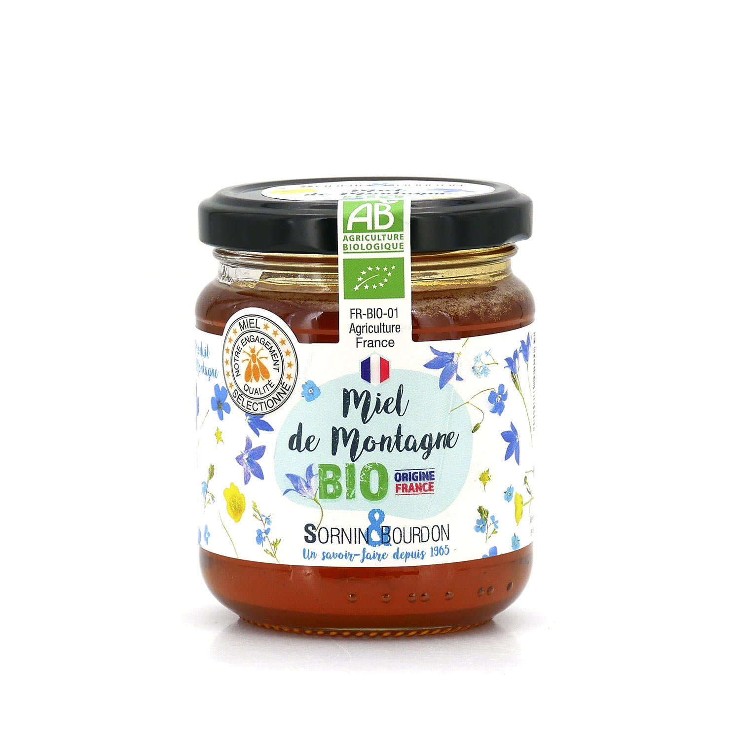 Miel de montagne bio de France