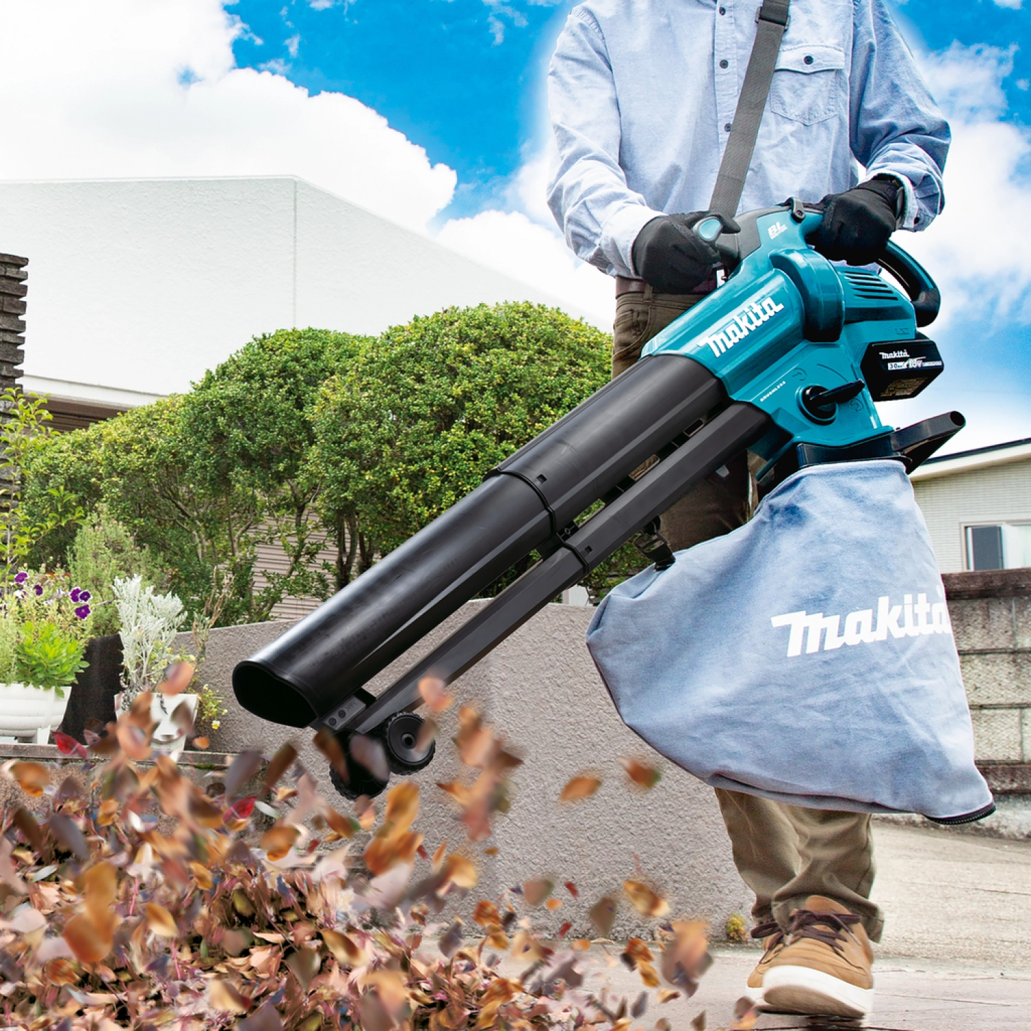 Makita DUB187T001 LXT 18V Li-Ion accu bladblazer set (1 x 5,0Ah accu) - 216km/h