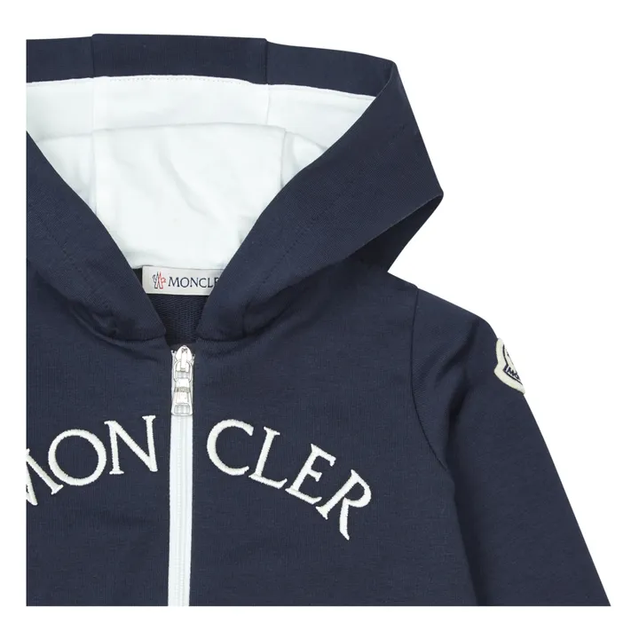 Moncler Sweat Zippé Bébé | Bleu marine
