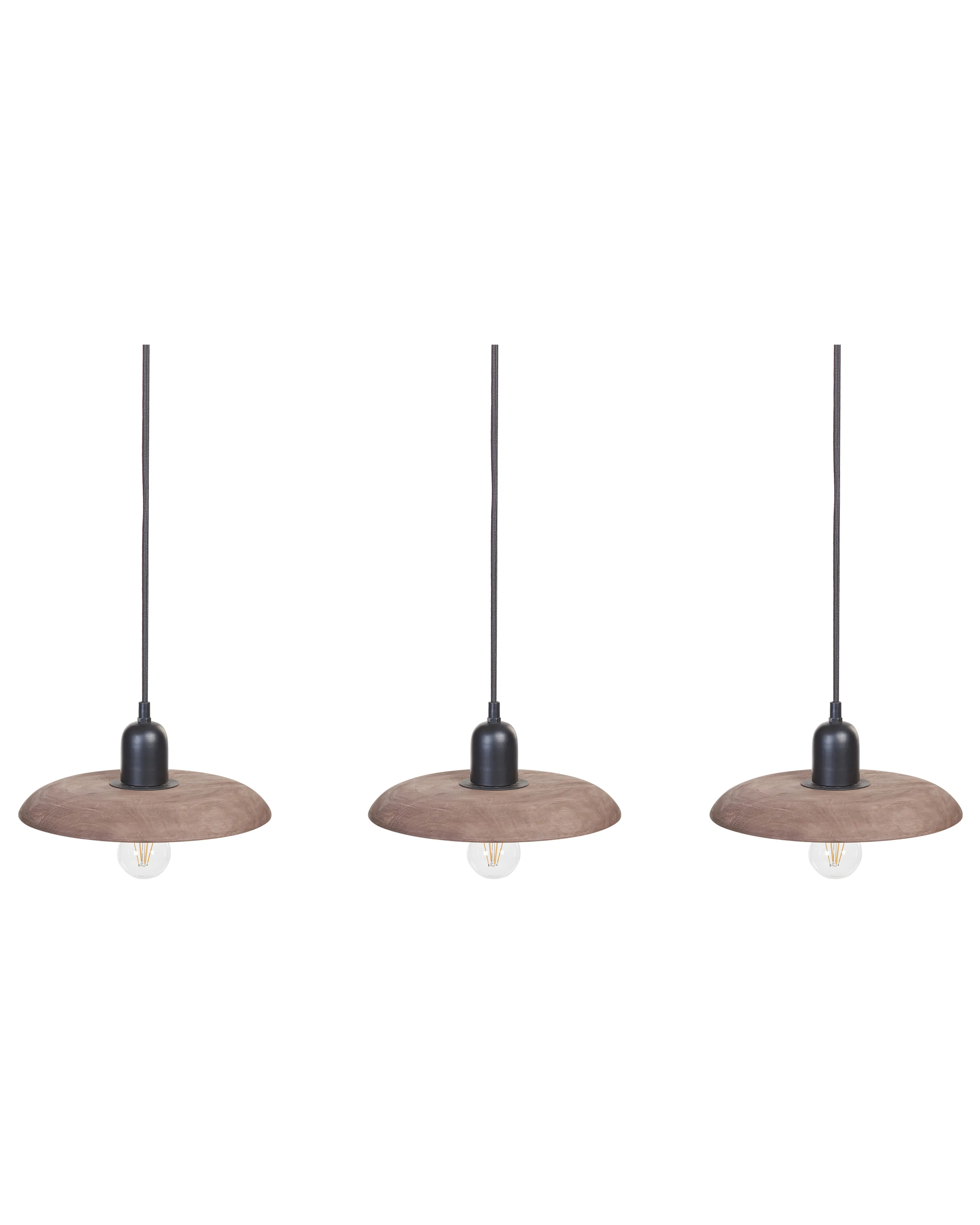 Hanglamp MANJEERA Mangohout Donkerbruin