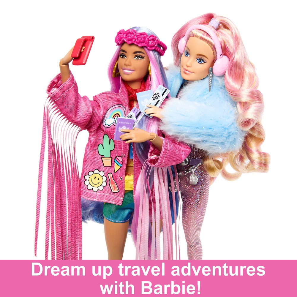 Barbie Extra Fly Reisepuppe mit Wüstenmode