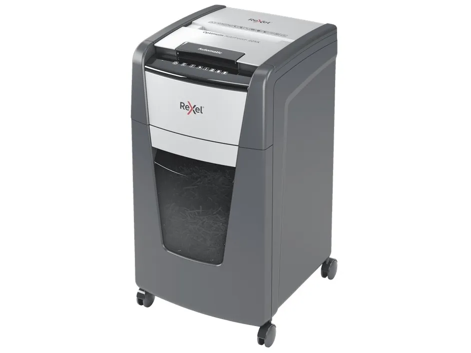 Makulator Rexel Optimum AutoFeed  225X krydsmakulering 4x25 mm (P-4)