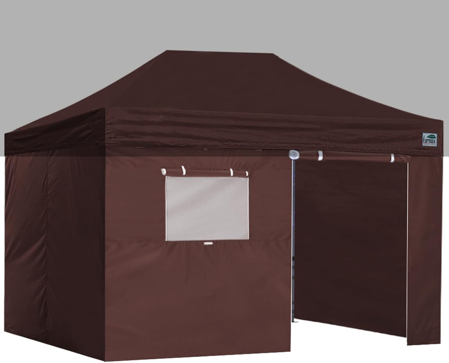 Eurmax USA Instant SunWall, Instant Outdoor Markise, Abnehmbarer Reißverschluss, nur 1 Seitenwand