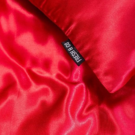 Dekbedovertrek  Silk Satin - Rood