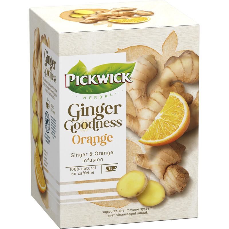 Pickwick Ginger goodness orange kruidenthee