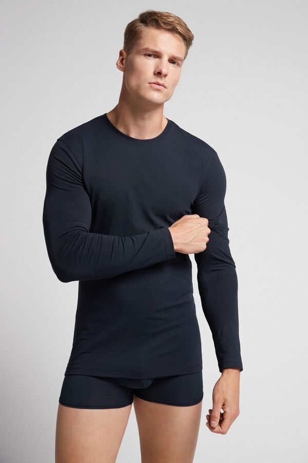 Camiseta de manga comprida Supima Stretch