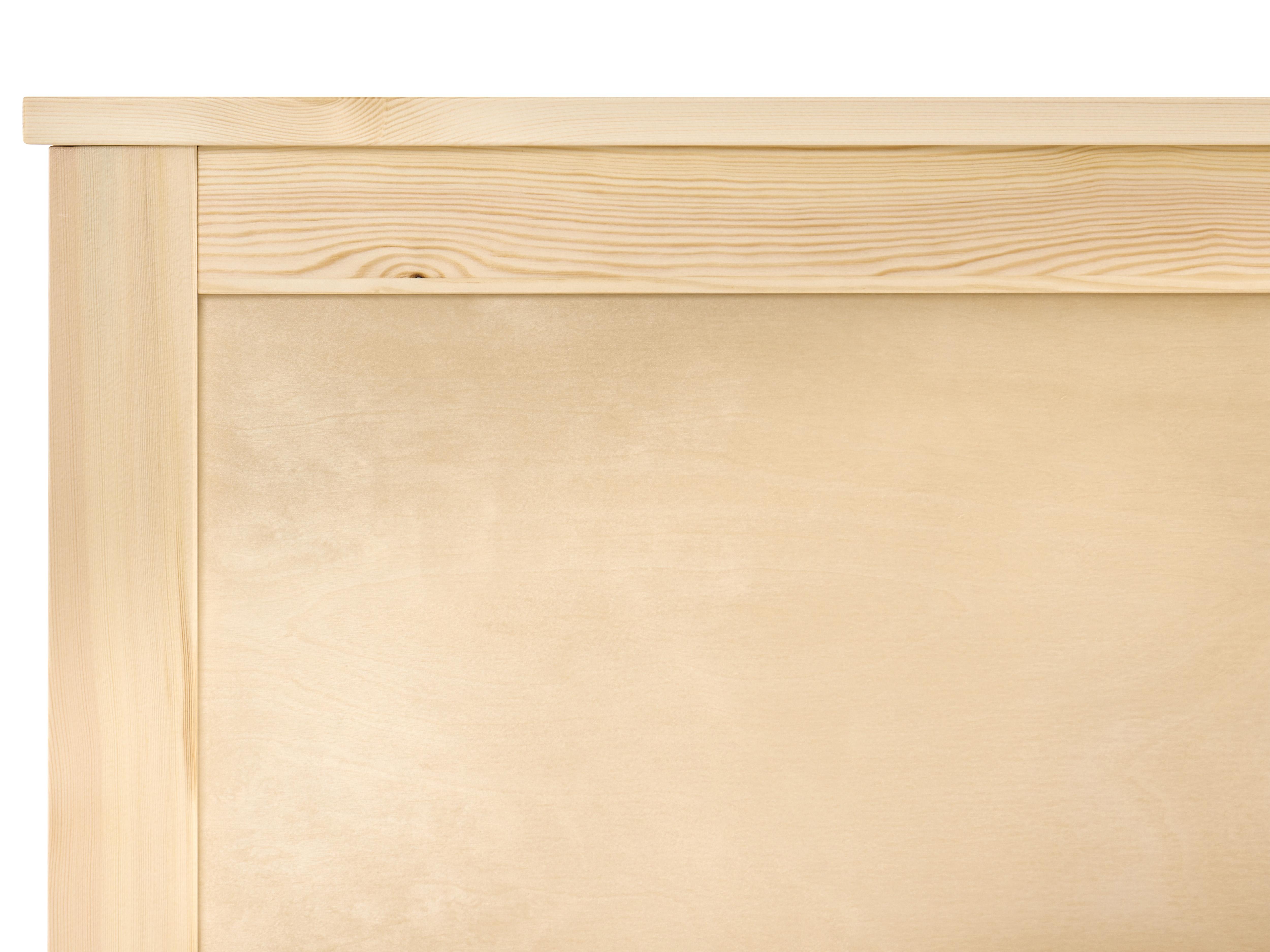 Bed Dennenhout DAUPHIN 180 x 200 cm Lichtbruin