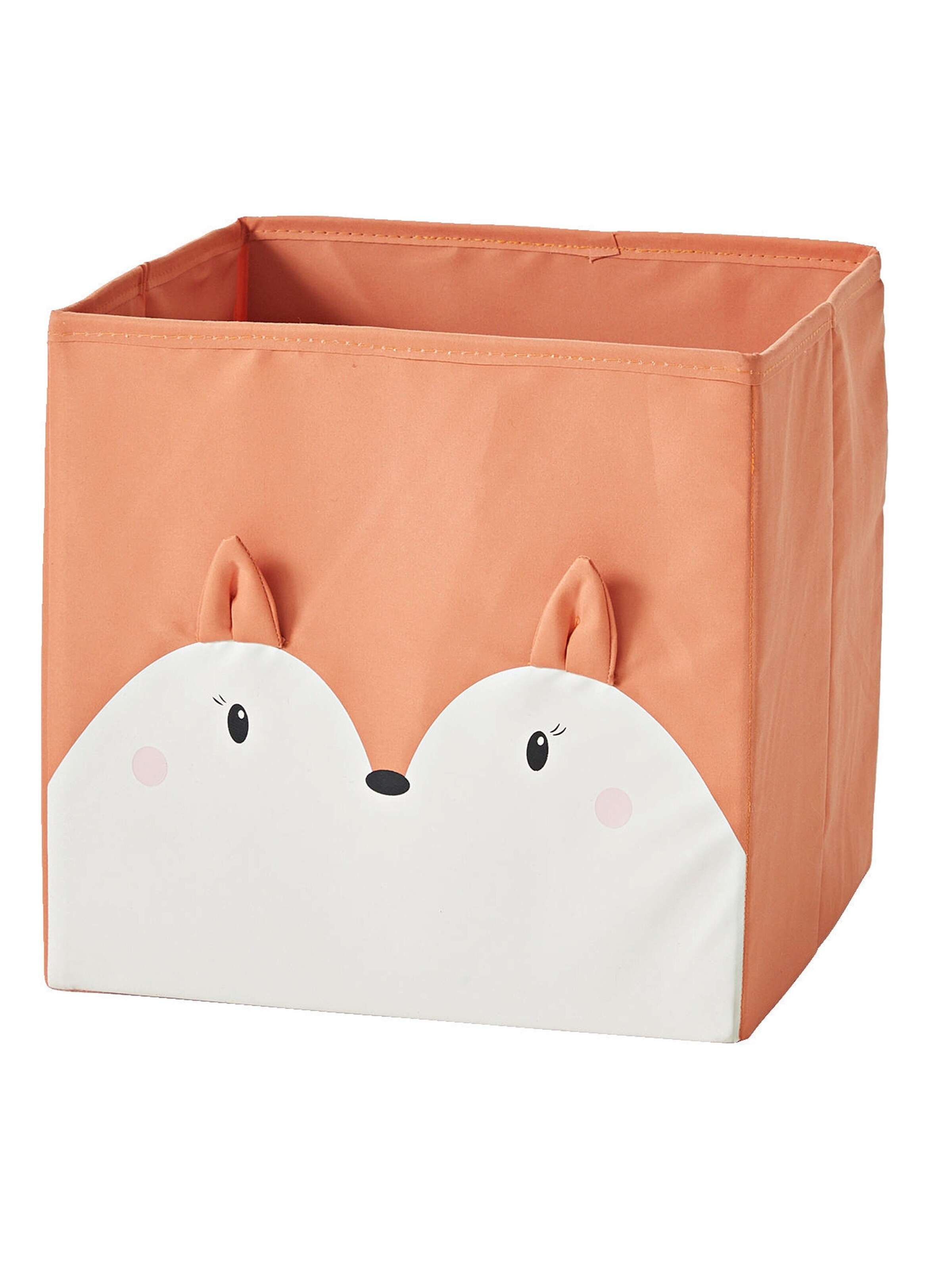 Vertbaudet Kinderzimmer 3er-Set Aufbewahrungsboxen BLUMENZAUBER rosa
