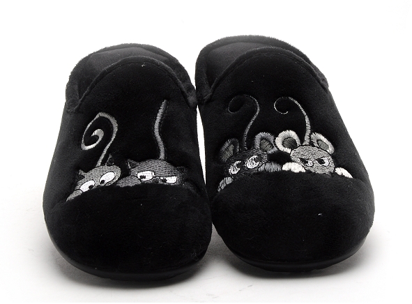 La maison de l espadrille chaussons femme 9006 5 noir