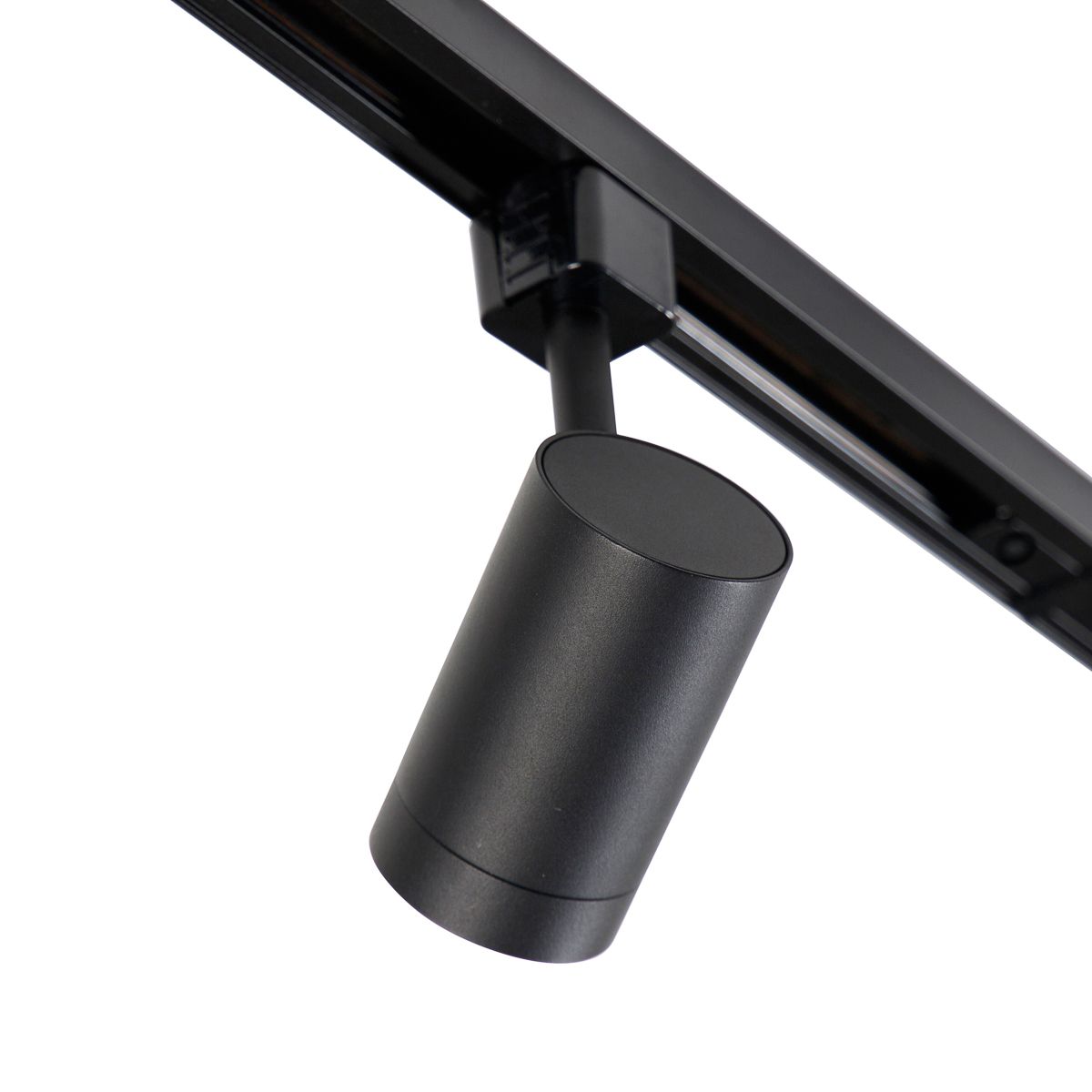 Modern railsysteem met 10 spots zwart 1-fase  - Iconic Jeana