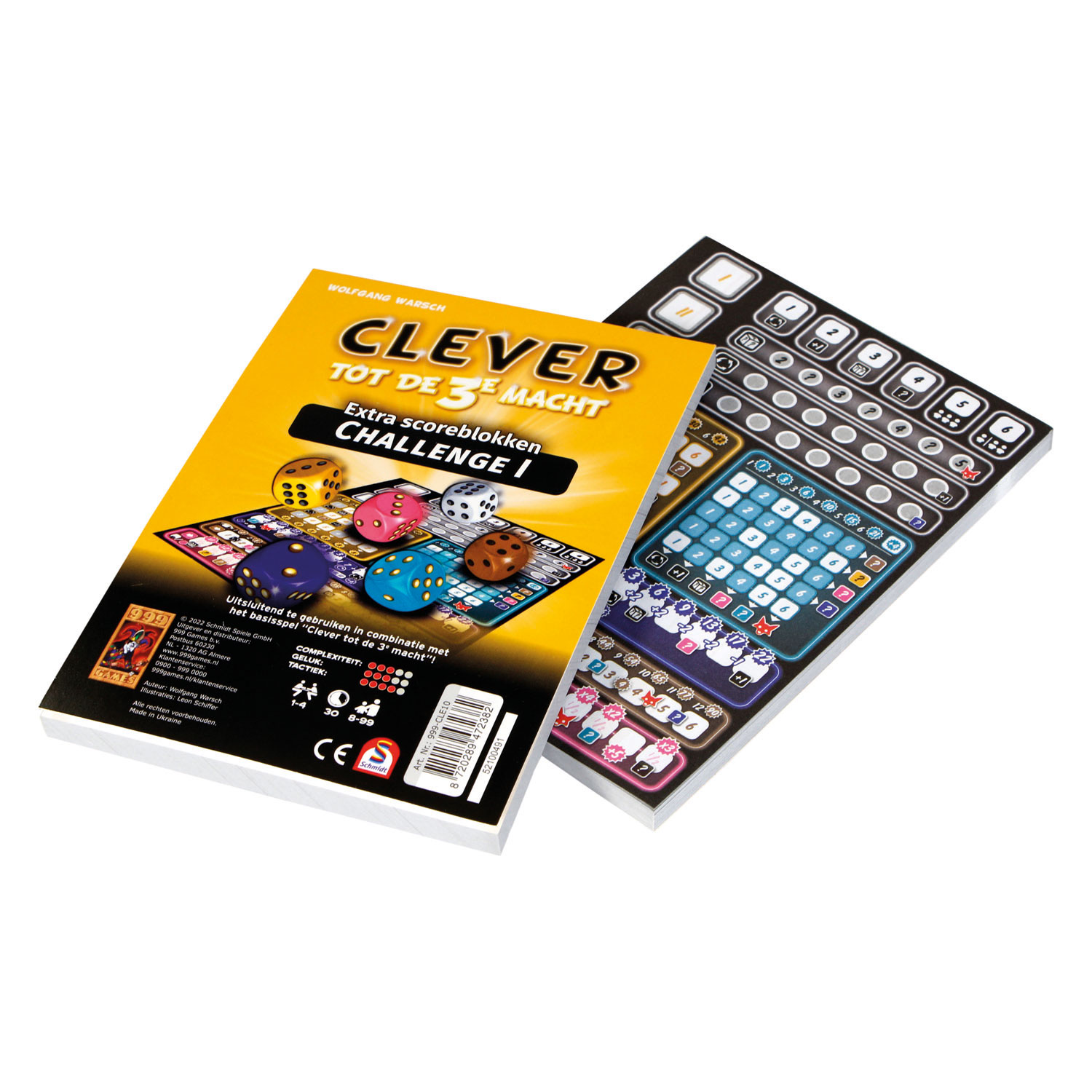 Scoreblokken Clever tot de 3e Macht Challenge