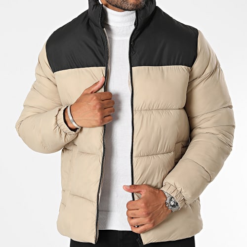 Doudoune Toby Beige Noir