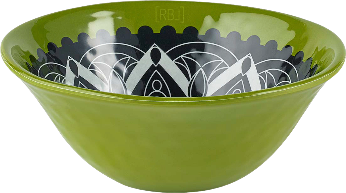 Rebel Outdoor Melaminschale 17 cm grün
