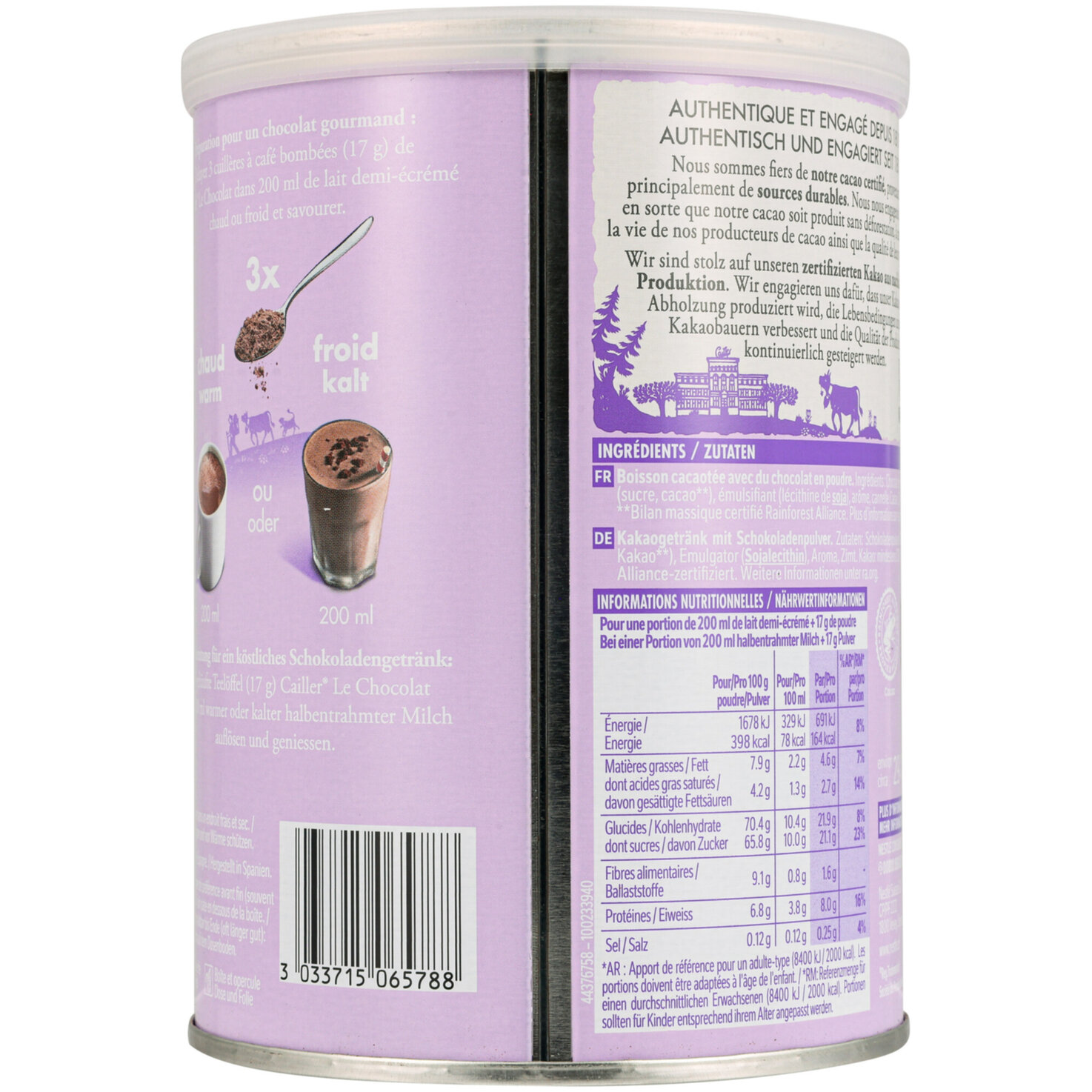 Cailler le Chocolat Schokoladenpulver