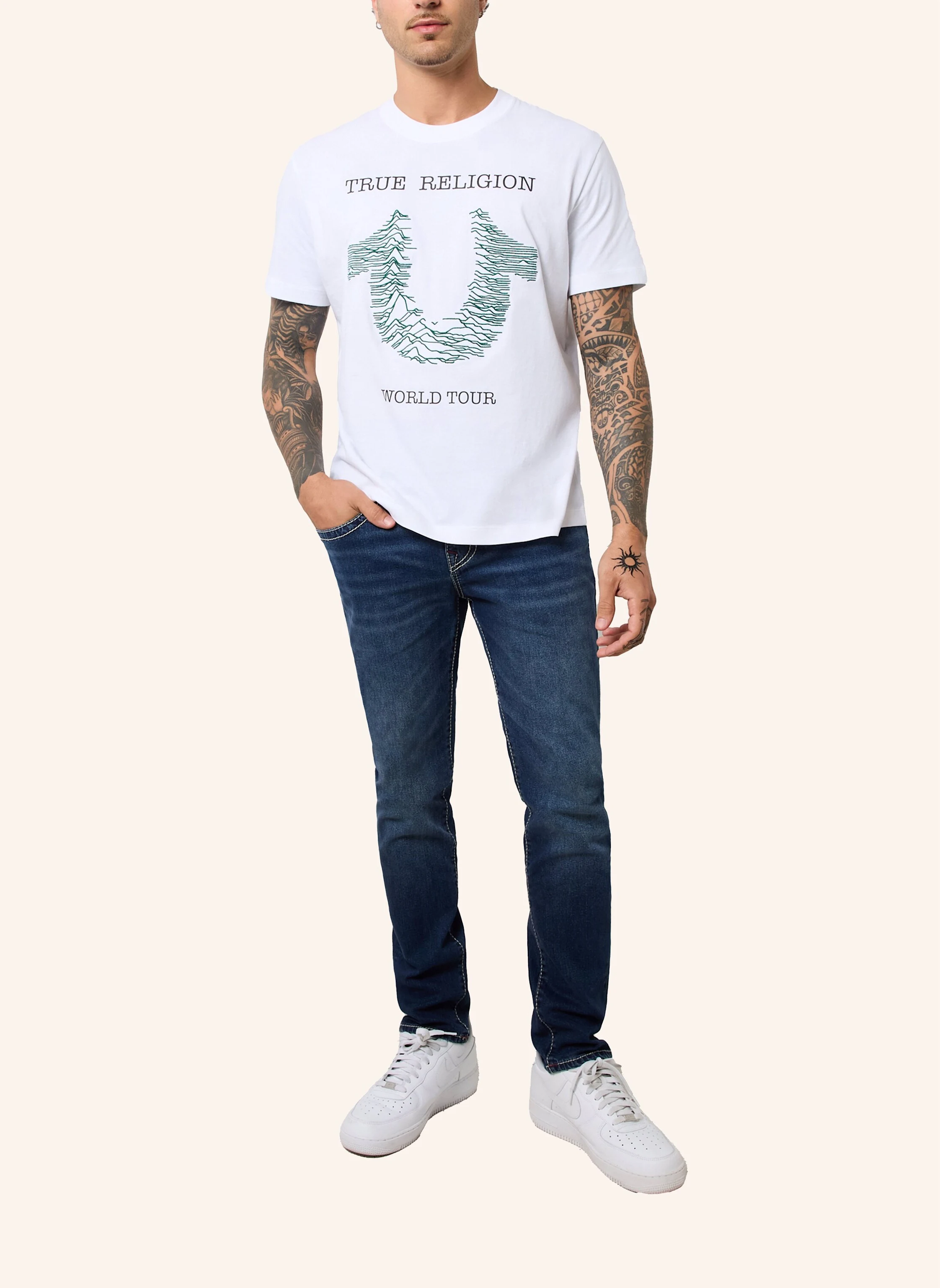 TRUE RELIGION T-ShirtEMBRO RADIO WAVE