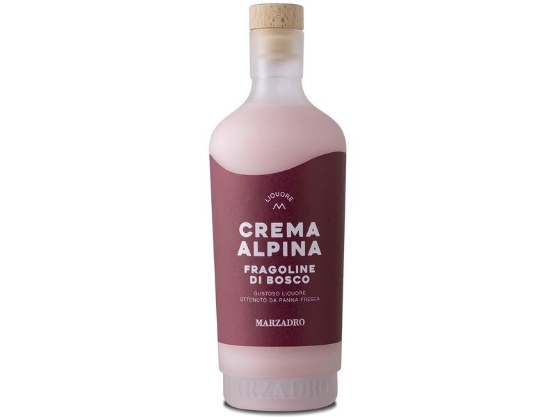 Marzadro Crema Alpina Walderdbeere 0.70 l Fruchtiger Erdbeer-Cremelikör
