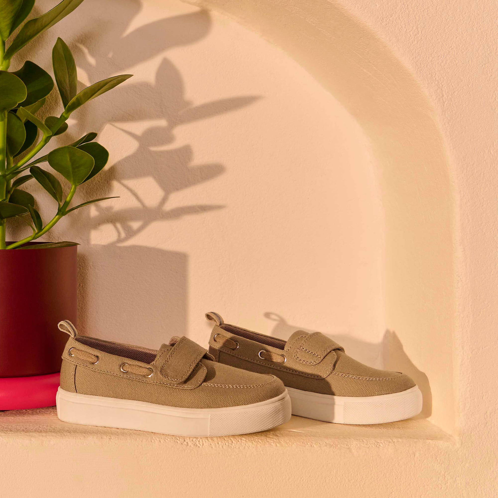 Mocassins Garçon beige