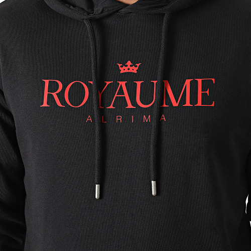 Ensemble De Survetement Royaume Noir Rouge