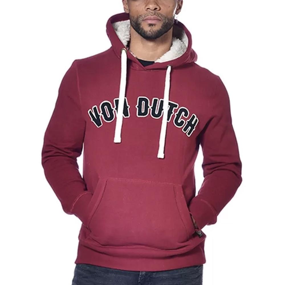 Von Dutch Sweat à Capuche Bordeaux Homme Von Dutch Must