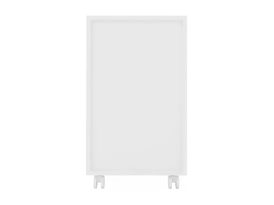 Caisson Roulant Multifonctions 3 Tiroirs Blanc Mat L 36 H 64 P 36 cm