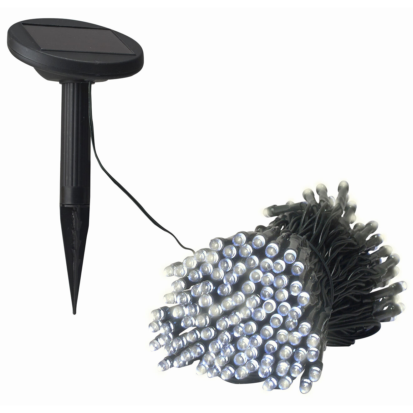 Pratik Garden Guirlande solaire 50 LED blanche - 6.9 m