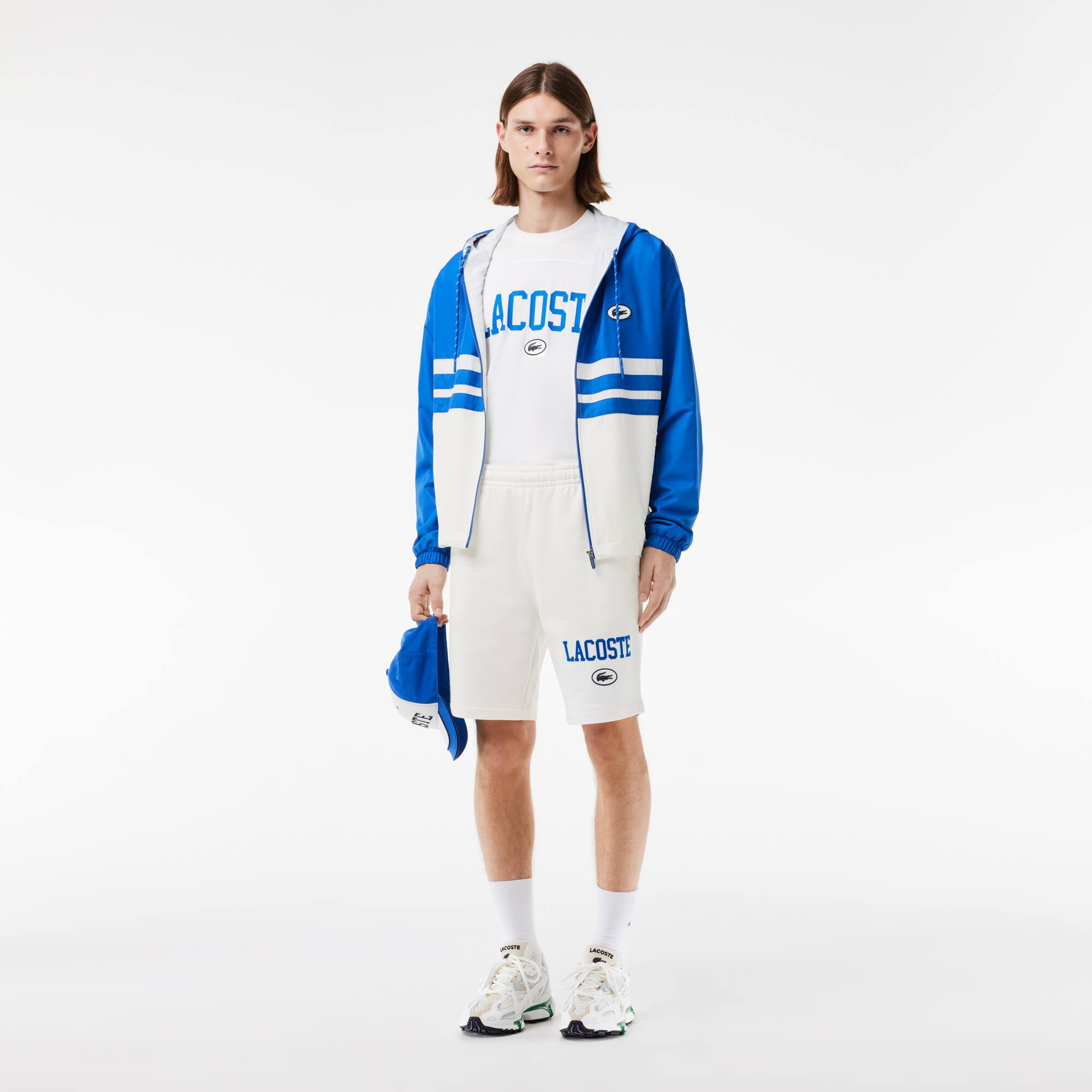 Jogging-Shorts mit LACOSTE-Aufdruck Bermudas - Weiss - Lacoste - Herren