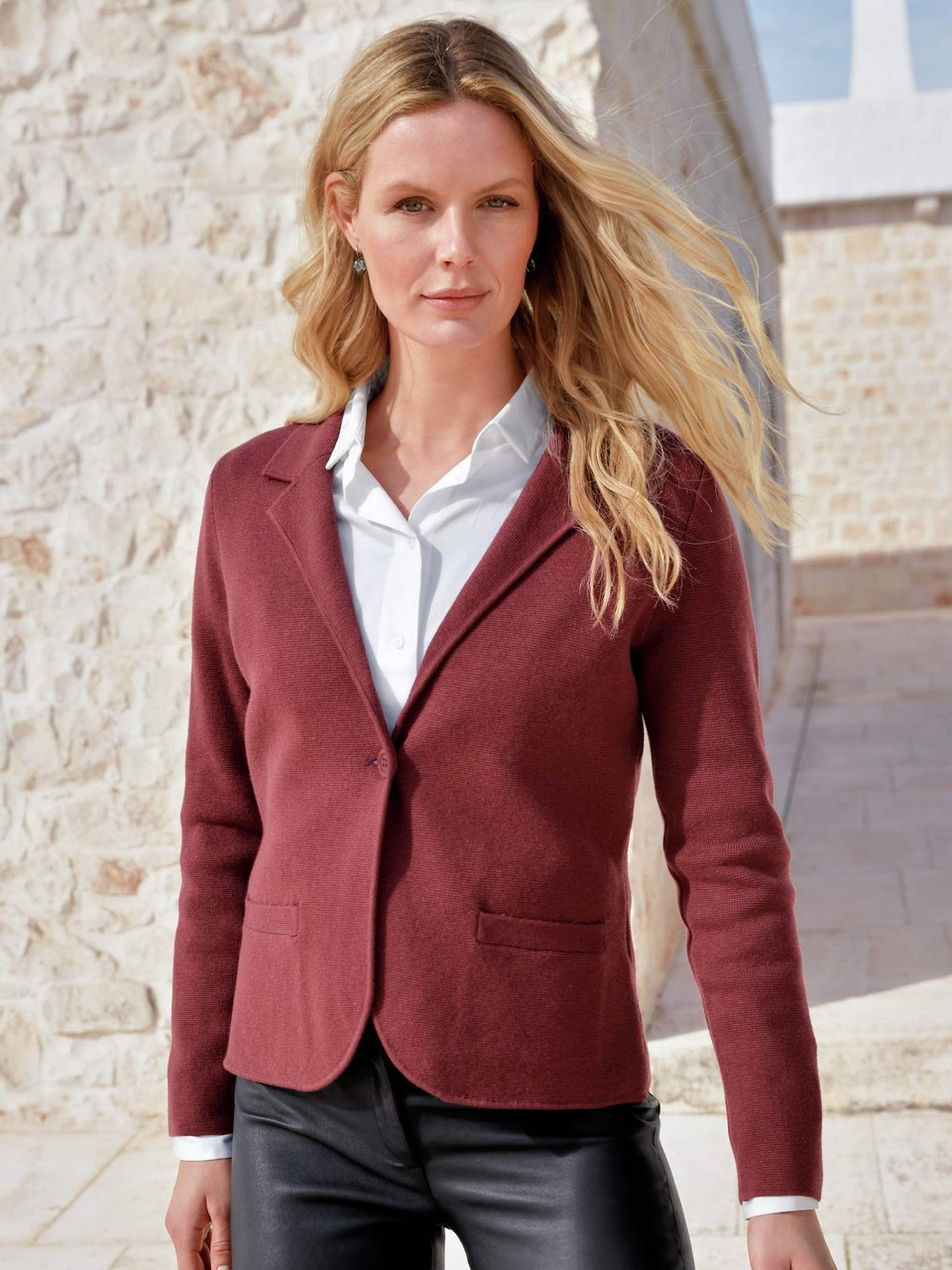 Strickblazer