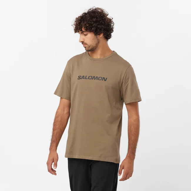 SALOMON LOGO PERFORMANCE  Kurzarmshirt Herren
